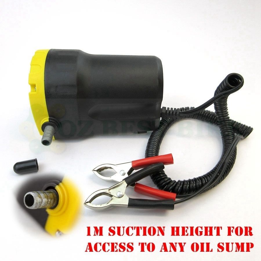 Second hand Oil Suction Pump 12V 60W Diesel Fuel Extractor Transfer