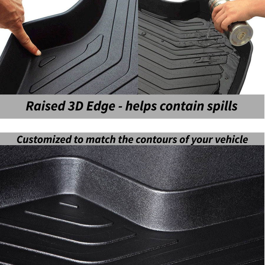Cargo Mat Tray 3D Liner Fits Toyota Prado 150 20092017 Rear Trunk