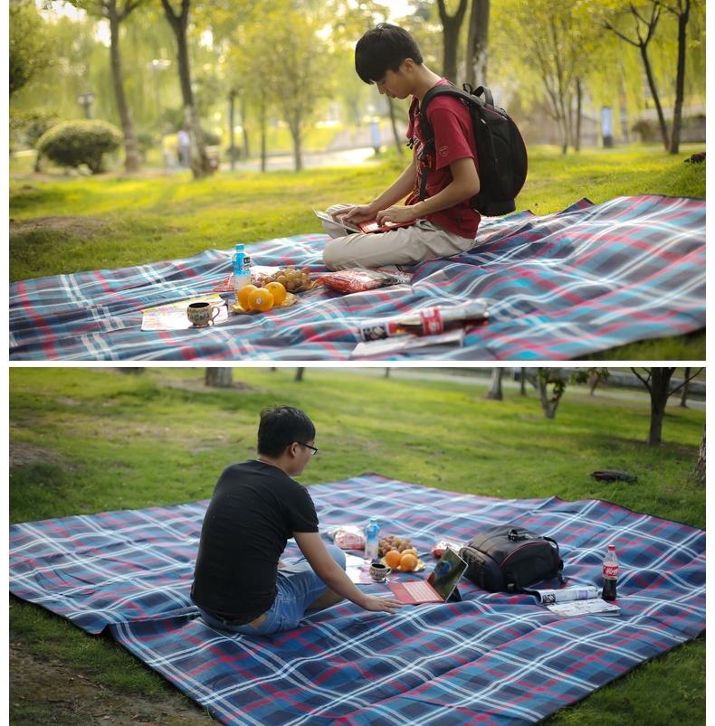 300X300cm Extra Large Picnic Blanket Premium Cashmere Rug Waterproof