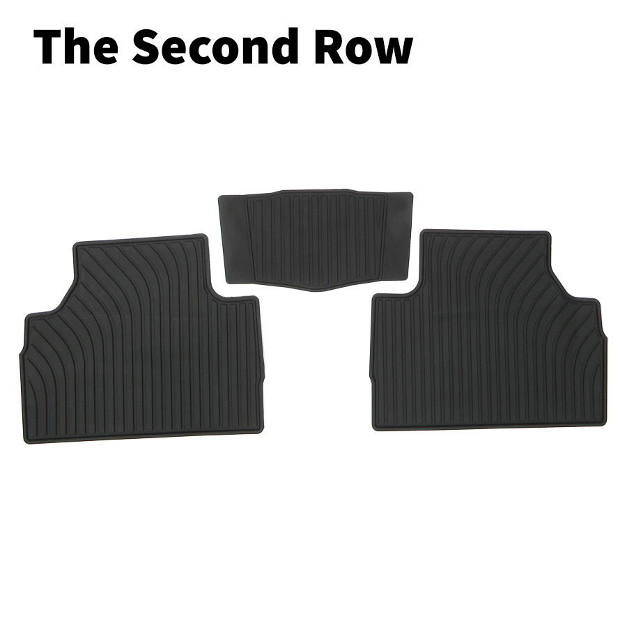 Rubber Floor Mats Fits Mitsubishi Pajero Sports 15onwards Full Set 3D