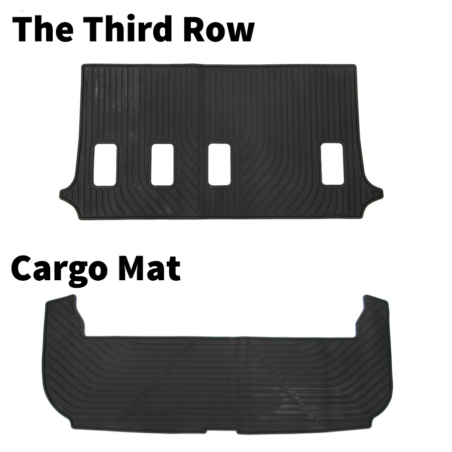 3D Rubber Floor Mats Fits Mitsubishi Pajero Sports 15onwards Full Set