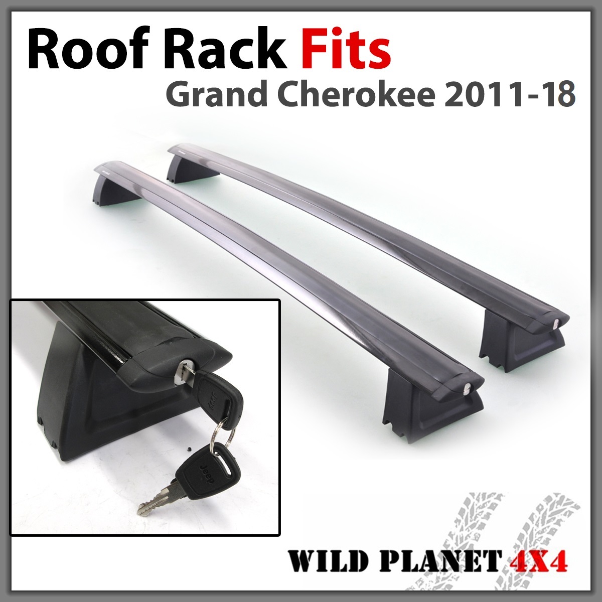 Roof Rack Fits Jeep Grand Cherokee 201116 Cross Bar Rail 