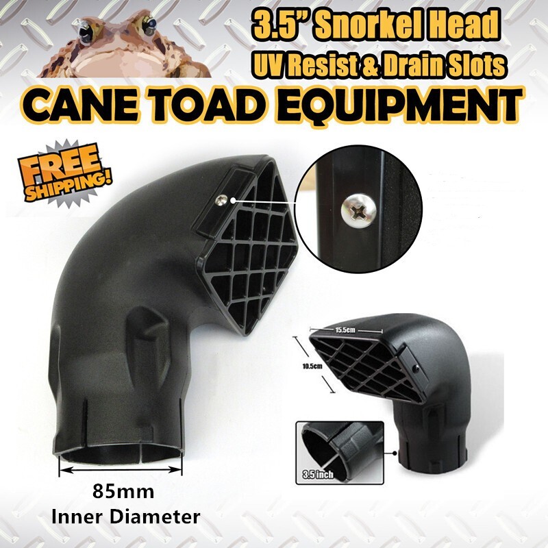Snorkel Head Air Ram Head 3.5" 85MM Safari Airtec Airflow all brand