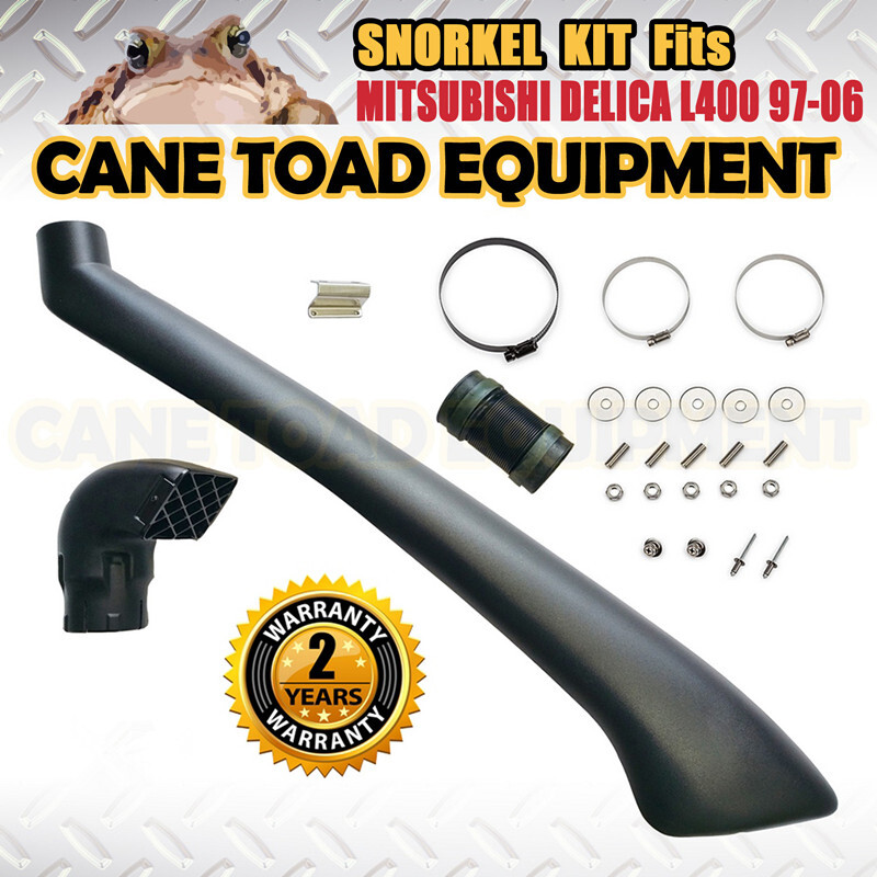 SNORKEL KIT FITS MITSUBISHI DELICA L400 4X4 PETROL AND DIESEL 05/1994 to 2006 CANE TOAD EQUIP