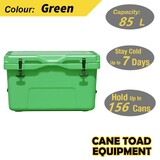 85L Hard Cooler Ice Box Chilly Bin Esky Style Camping Picnic Fishing 2in1 Thermal Container Green