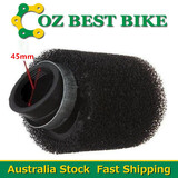 Universal Bent Angled 44mm 45mm 46mm Foam Air Filter For ATV Quad Dirt Pit bike Buggy
