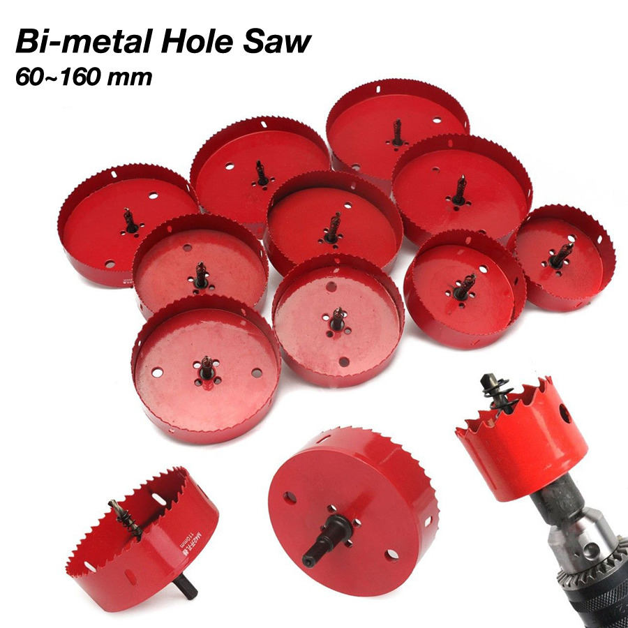 85-200mm Bi Metal M42 HSS Hole Saw Cutter Drill Bit For Aluminum Iron Pipe Wood