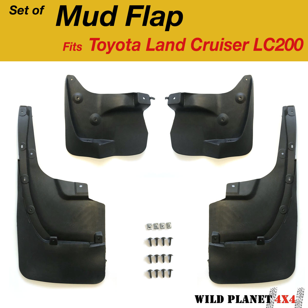 OEM Replacement Mud Flap Splash Guard FITS TOYOTA Land Cruiser 200 2008-2015 Guards Mudguard ...