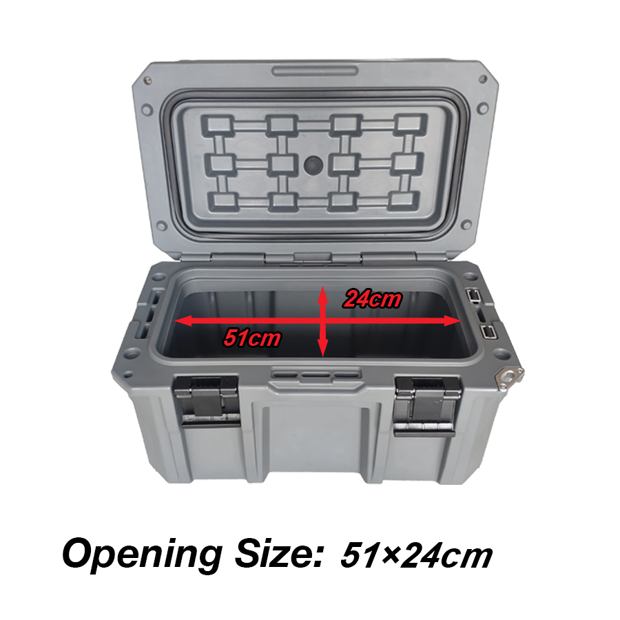 Poly Tool Box Storage Case Heavy Duty Waterproof Cargo Box Plastic Tool