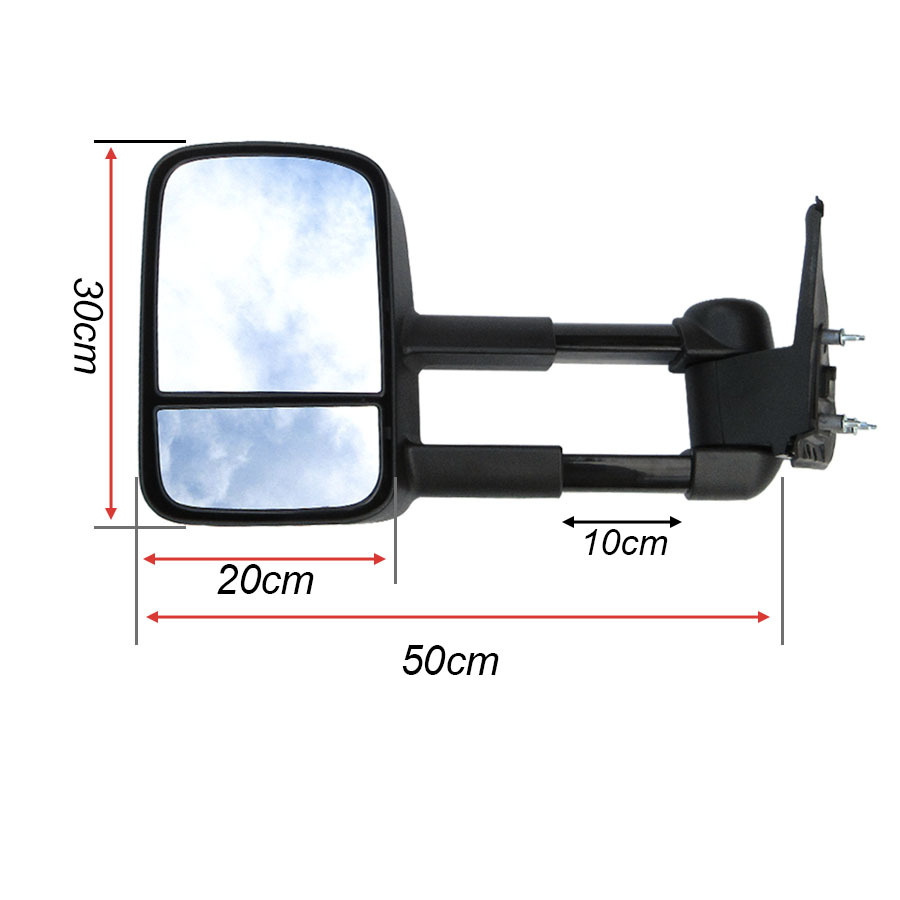 Extendable Towing Mirrors For NISSAN Patrol GU / Y61 1997- 2018 Pair ...