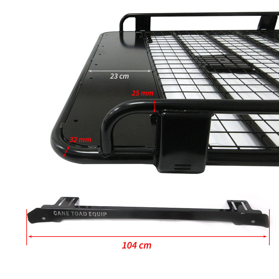 Ute Roof Rack Basket Fits TOYOTA Hilux 9715 Powder Coated Steel