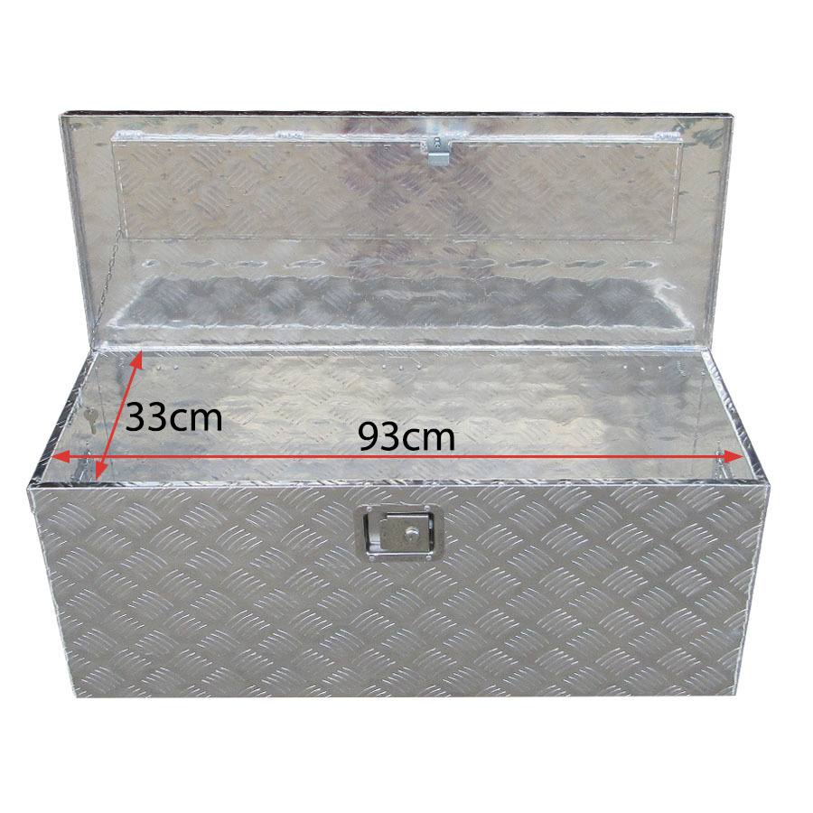 Aluminium Tool Box Tool Storage UTE Trailer w Lock Bar Truck Heavy Duty Vehicl eBay