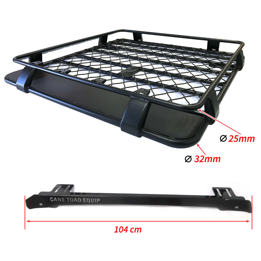 Aluminium Roof Basket For Hilux Ranger Triton Navara Dmax Dual Cab UTE