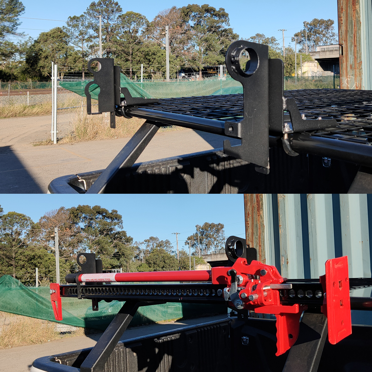 HighHolder for Lift Farm Jack and Shovel Mount Roof Rack 4WD Offroad