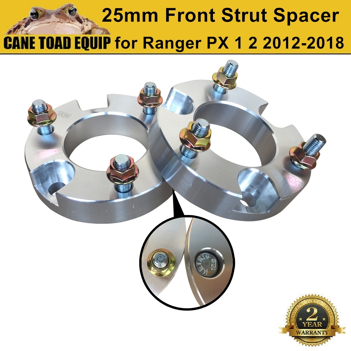 Front Strut Spacer 25mm Lift Kit for Ford Ranger PX 12 4WD 20122018 eBay