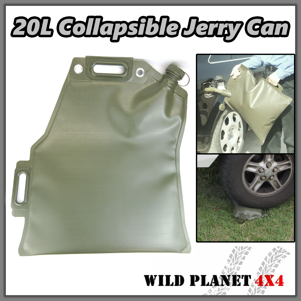 20L Collapsible Jerry Can Fuel Bladder Fuel Petrol Diesel Water Storage