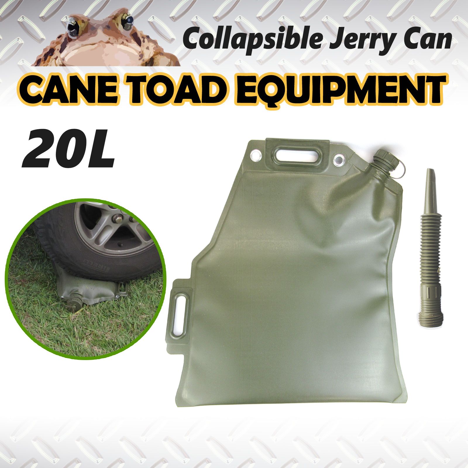 20L Collapsible Jerry Can Fuel Bladder Petrol Diesel Water Storage