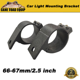 Pair BullBar Car light Mounting Bracket Clamp For Light Bar 66-67mm 2.5 inch 