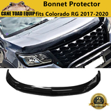 Bonnet Protector Hood Guard for Holden Colorado RG 2017-2020 Black Tinted