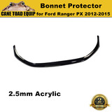 Bonnet Protector for Ford Ranger PX1 MK1 05/2012-2015 Tint Guard Black