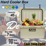 45L Hard Cooler Ice Box Chilly Bin Esky Camping Picnic Fishing 2in1 Thermal Container
