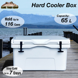 65L Hard Cooler Ice Box Chilly Bin Esky Camping Picnic Fishing 2in1 Thermal Container