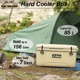 85L Hard Cooler Ice Box Chilly Bin Esky Style Camping Picnic Fishing 2in1 Thermal Container