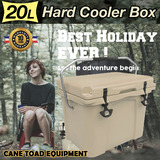 20L Hard Cooler Ice Box Chilly Bin BF20 Camping Picnic Fishing 2in1 Thermal Container