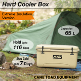 65L Hard Cooler Ice Box Esky Style Chilly Bin Camping Picnic Fishing 2in1 Thermal Container