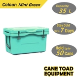35L Hard Cooler Ice Box Chilly Bin Esky Camping Picnic Fishing 2in1 Thermal Container Mint Geen 