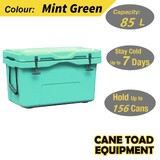85L Hard Cooler Ice Box Chilly Bin Esky Style Camping Picnic Fishing 2in1 Thermal Container Mint Green