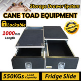 100CM Vehicle Storage Drawers Cargo Rear Drawer 100CMw Fridge Slide Universal Lockable 4WD 4X4