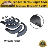 Fender Flares for ISUZU DMAX Jungle Style Wrinkle Finish D-MAX Dual Cab 12-19 Wheel Guard