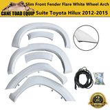 White Fender Flares OEM Design Wheel Arch to suit Toyota Hilux SR5 SR 2012-2015 6pcs
