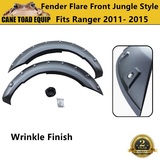 Fender Flares Jungle Style Front 2 PCS for Ford Ranger PX1 2011-2015 Wheel Arch Guard 4WD
