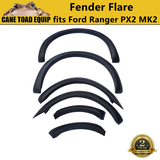 Fender Flare Kit Slim Matte Black Guard Trim Fits Ford Ranger PX2 MK2 2015-18