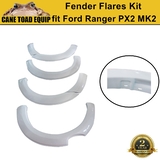 Fender Flares Kit fit Ford Ranger PX2 MK2 2015-2018 White Smooth OEM Design guard