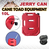 10L Jerry Can Fuel Container RED with Mounting Lock Heavy Duty Spare Petrol Container