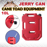 10L Jerry Can Fuel Container RED Heavy Duty Spare Petrol Container 