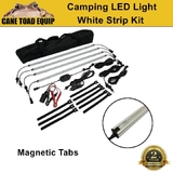 4x LED Camping Lights Kit White 5050 Strip Bar Dimmer Caravan Camper Outdoor Cabinet 4WD 12V