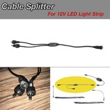DC Power Cable Splitter for Camping Lighting Device 2.5m Length 2.1mm / 5.5mm Male Female Jack