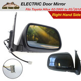 Right Electric Door Mirror Fits TOYOTA Hilux 2005 to 05/2010 UTE RHS 2WD 4WD KUN GGN 879100K021