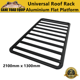 Universal Aluminium Car Trailer Canopy Roof Rack Modular Platform 2100mm x 1300mm