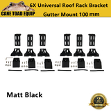 Universal Roof Rack Brackets 100MM 3 Pairs for Rain Gutter Mounts GU patrol landcruiser 80