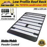 Flat Roof Rack Fits TOYOTA Land Cruiser 200 series LandCruiser Steel Powder Coated Low Profile 4x4
