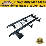 Heavy Duty Steel Side Steps Rock Sliders for Mazda BT50 UP UR 2011-2020 Dual Cab B32P BT-50