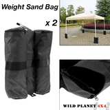 2 x Sand Bag Anchor Weight Windproof Tent Leg Heavy Duty for Canopy Awning Tent Pole
