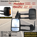 Extendable Towing Mirrors Fits Isuzu D-MAX 2012+ & Holden Colorado RG 2012+ 