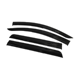 Luxury Weathershields for QE QF Pajero Sport 4pcs 2015-Onwards Tinted Black Weather Shields