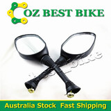 8mm Clockwise Threaded Universal Motorcycle Mirror ATV Moped Scooter Quad Buggy